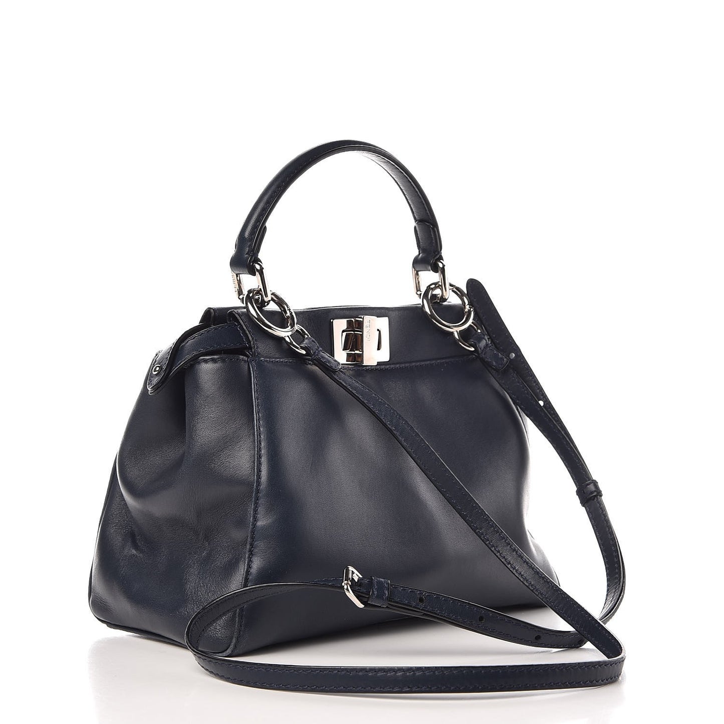 Nappa Mini Peekaboo Iconic Satchel Dark Blue