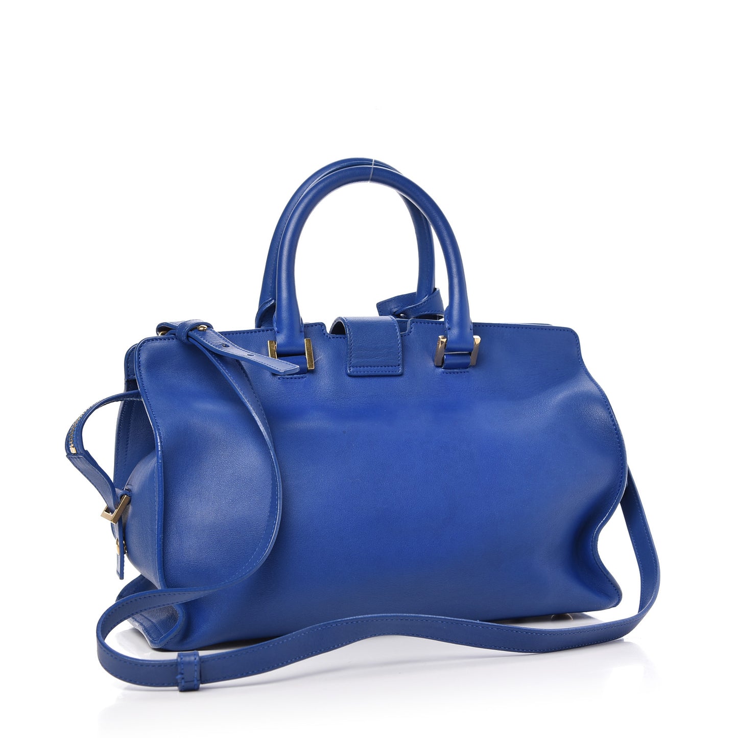 Calfskin Small Classic Y Cabas Royal Blue