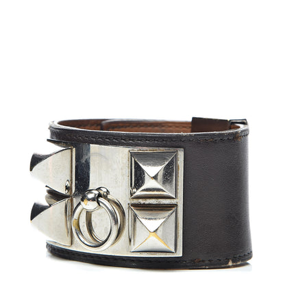 Hermes Chamonix Collier de Chien CDC Bracelet S Chocolate 1 of 11