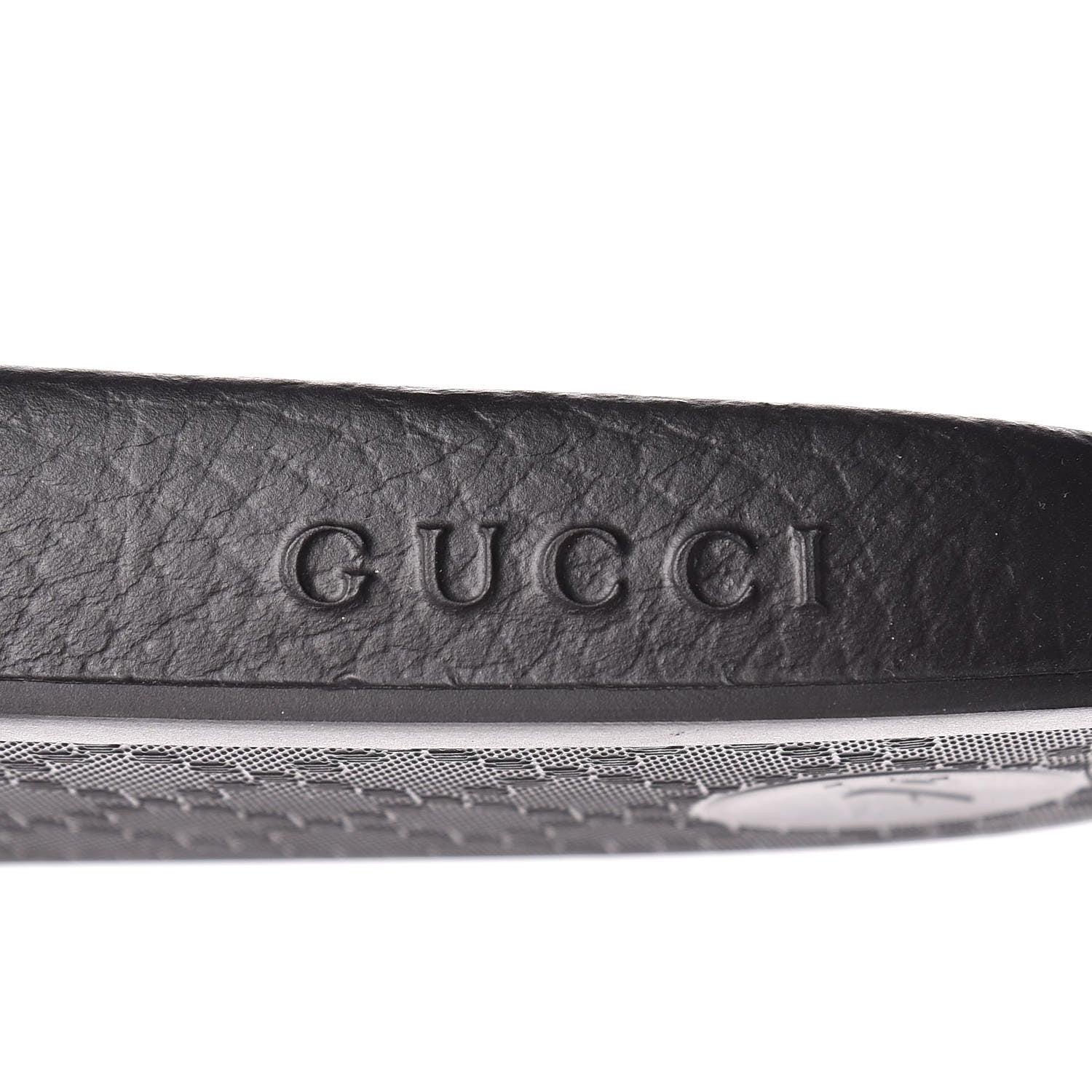 Gucci X SEGA Supreme Canvas GUCCY Stars Womens Slide Sandals 39 Black Gold 7 of 8