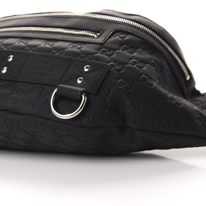 Gucci Guccissima Web Belt Bag Black 11 of 11