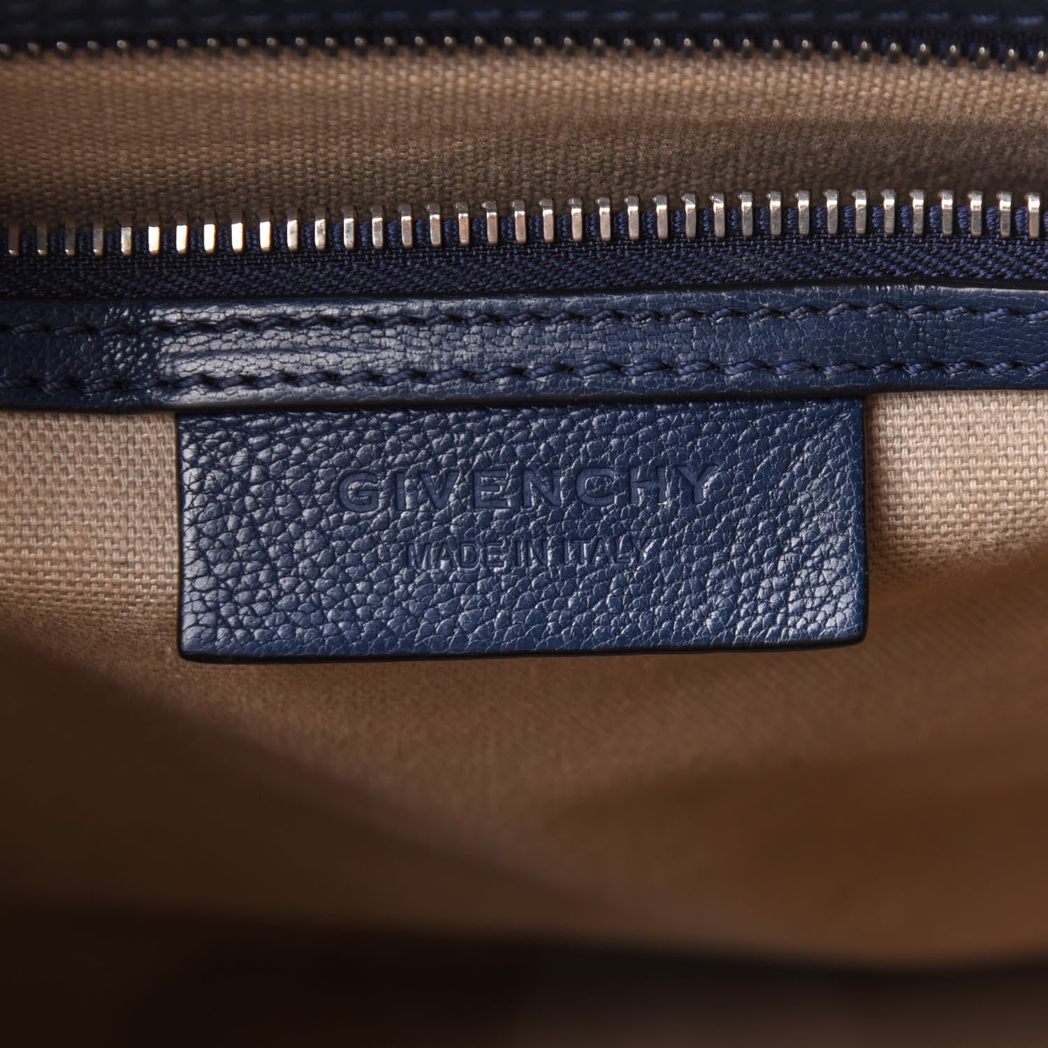 Givenchy Sugar Goatskin Medium Antigona Night Blue 8 of 11