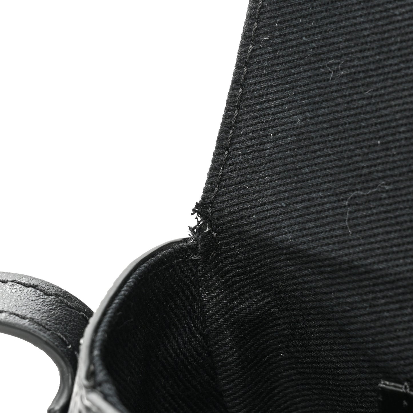 Coated Canvas La Greca Signature Print Mini Bag Black