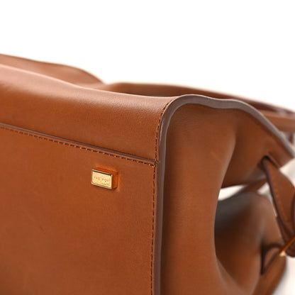 The Row Polished Saddle Calfskin Soft Margaux 10 Bag Cuir 11 of 13
