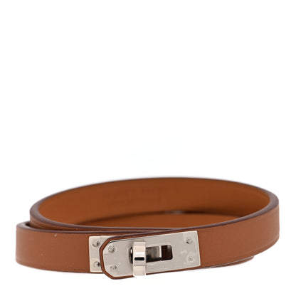 Hermes Swift Kelly Double Tour Bracelet T2 Gold 1 of 5