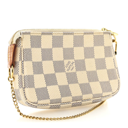 Louis Vuitton Damier Azur Mini Pochette Accessories 3 of 11