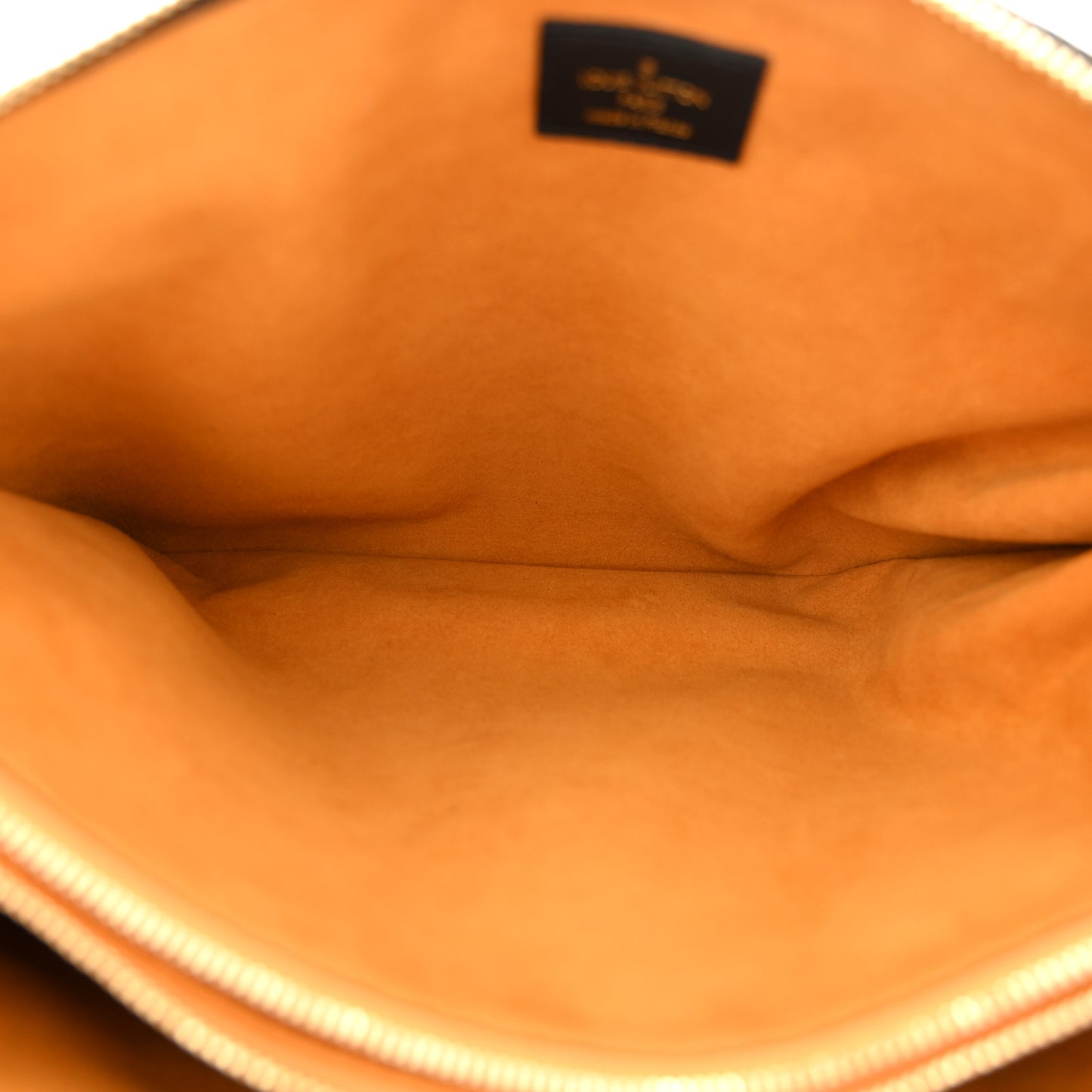 Lambskin Embossed Monogram Coussin MM Black