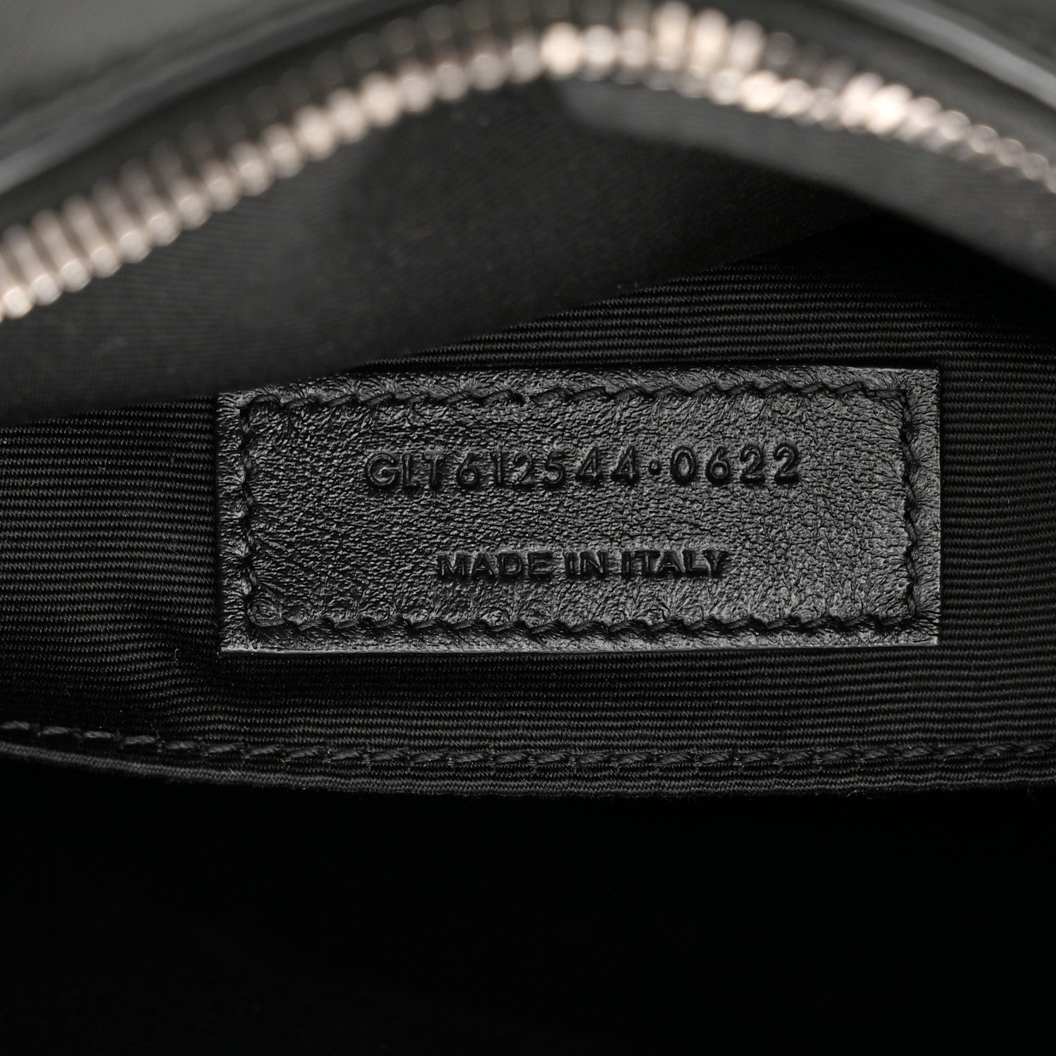 Saint Laurent Calfskin Matelasse Monogram Lou Camera Bag Black 7 of 10