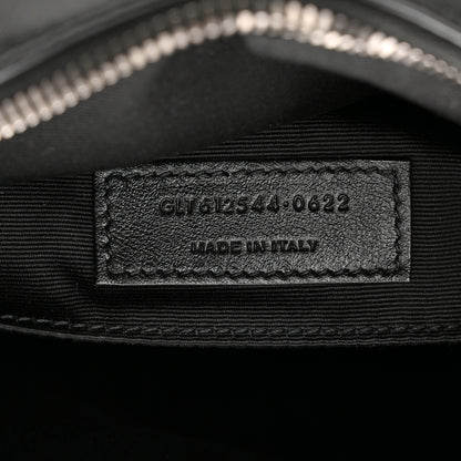 Saint Laurent Calfskin Matelasse Monogram Lou Camera Bag Black 7 of 10