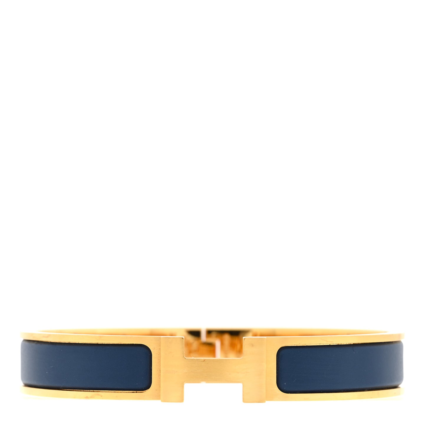 Matte Enamel Narrow Clic Clac HH Bracelet T6 Bleu Biarritz