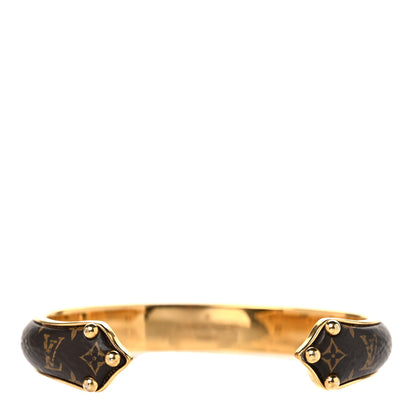 Louis Vuitton Monogram Cuff Gold 2 of 4