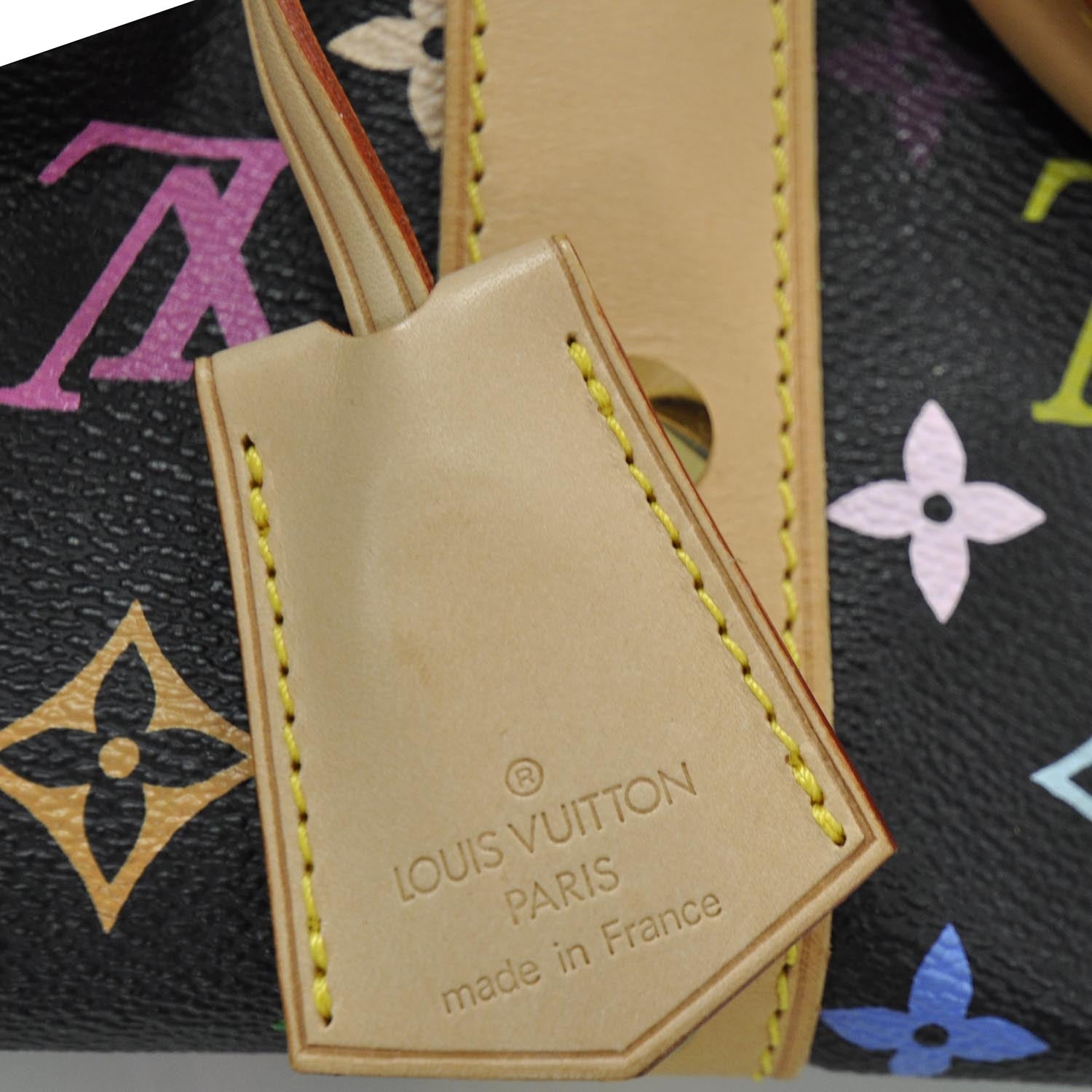 Louis Vuitton Monogram Multicolor Keepall 45 Black 8 of 10