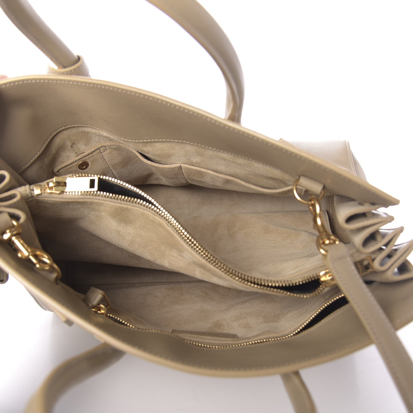 Calfskin Small Sac De Jour Beige