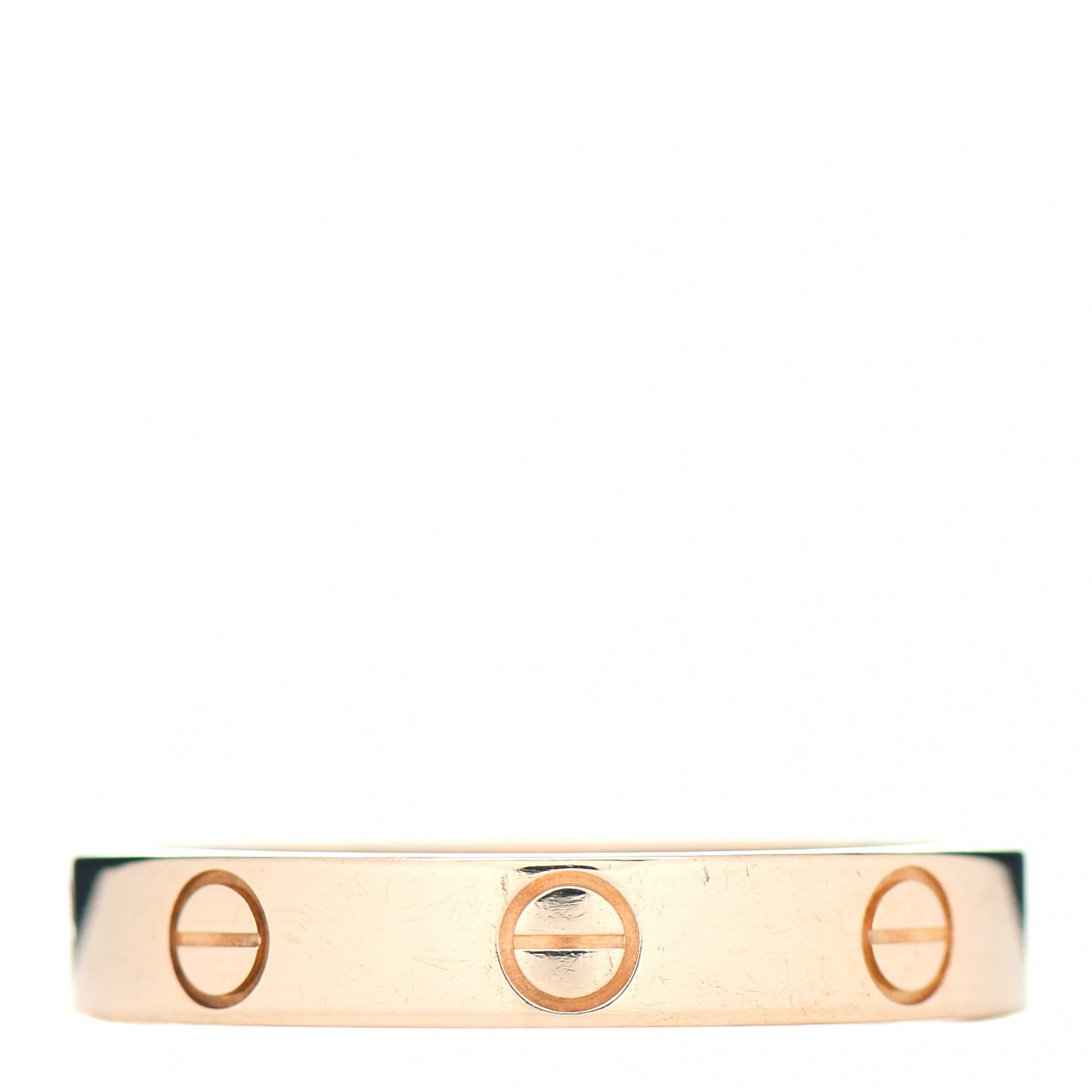18K Yellow Gold 3.5mm LOVE Wedding Band Ring 57 8