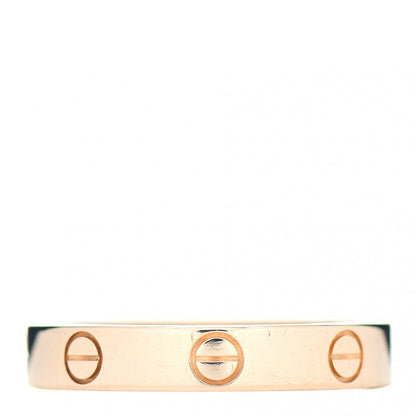 Cartier 18K Yellow Gold 3.5mm LOVE Wedding Band Ring 57 8 1 of 4