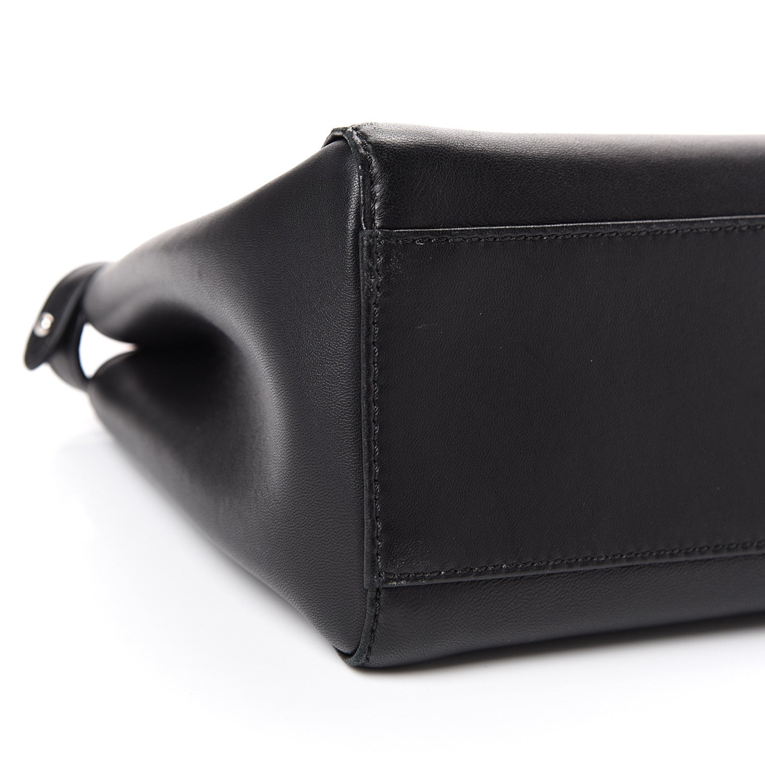 Fendi Nappa Colorblock Mini Peekaboo Iconic Satchel Black White Ecstasy 10 of 12