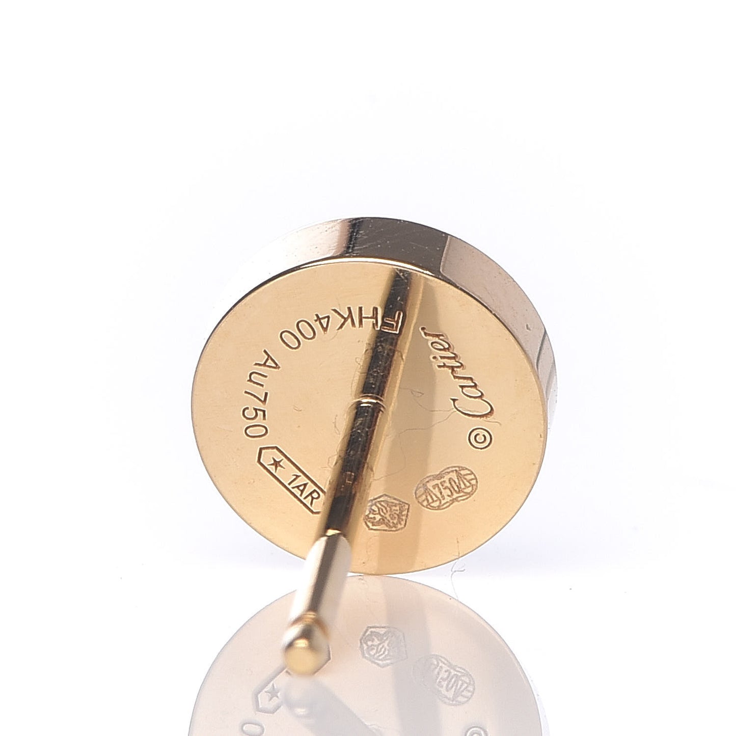 18K Yellow Gold LOVE Earrings