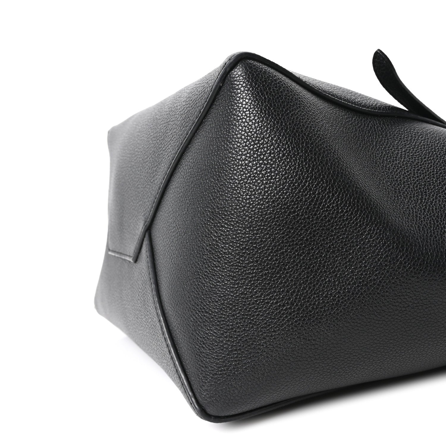 Celine Soft Grained Calfskin Small Belt Cabas Phantom Black 10 of 10