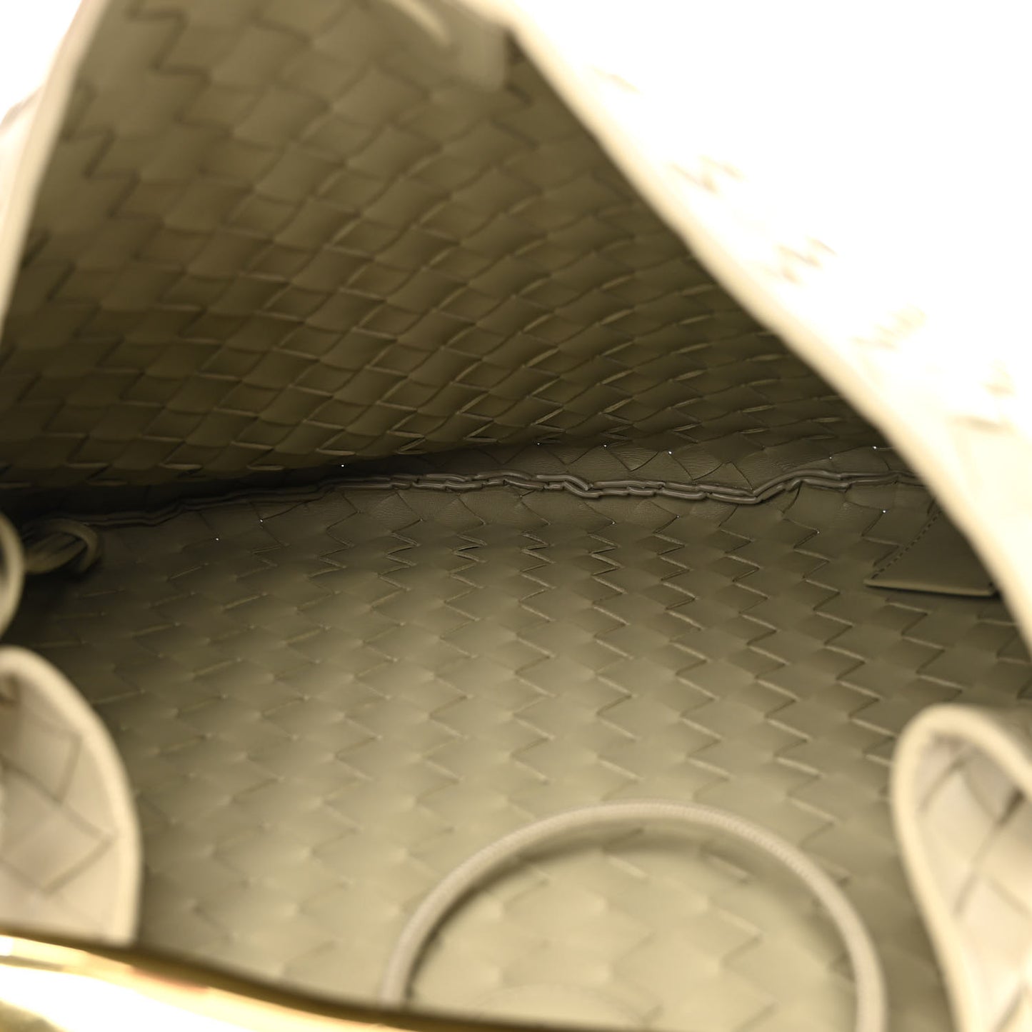 Nappa Intrecciato Medium Sardine Bag Travertine