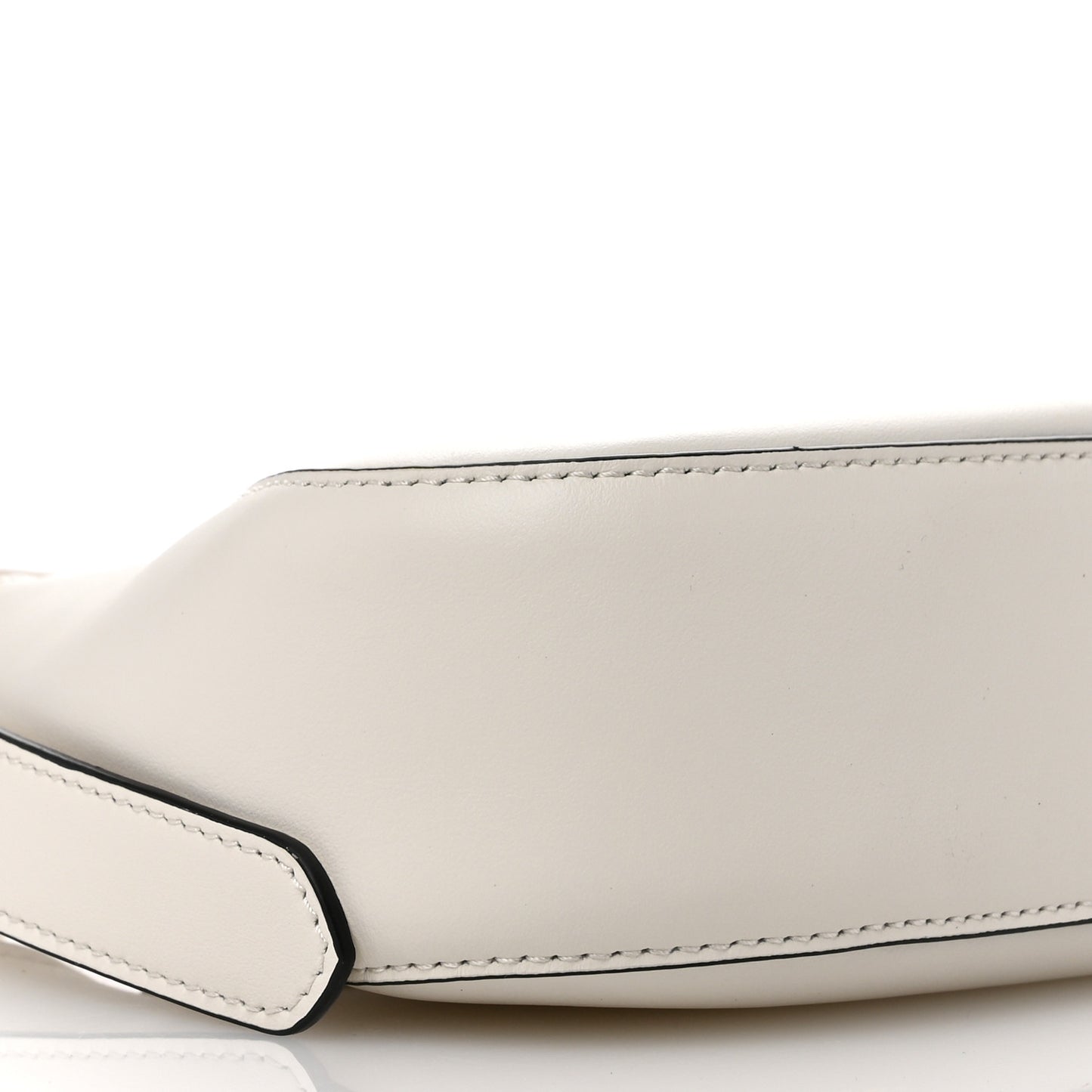 City Calf Flap Shoulder Bag White