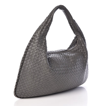 Bottega Veneta Nappa Intrecciato Large Veneta Hobo Grey 3 of 12