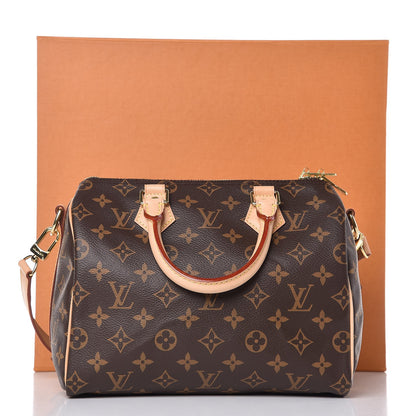Louis Vuitton Monogram Speedy Bandouliere 25 10 of 10