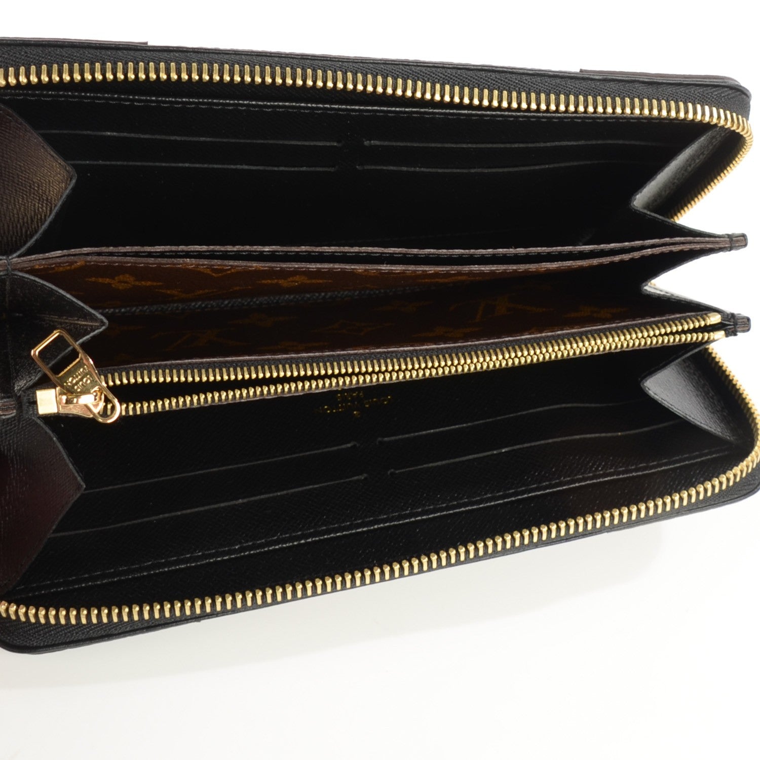 Louis Vuitton Monogram Zippy Retiro Wallet Black 7 of 8