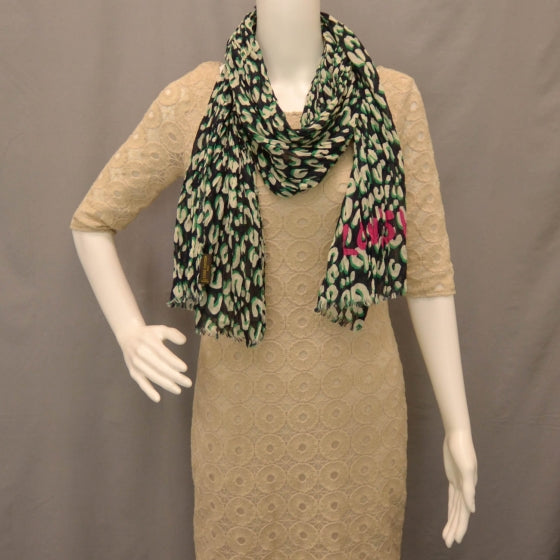 Louis Vuitton Cotton Leopard Pareo Blue Infini 3 of 4