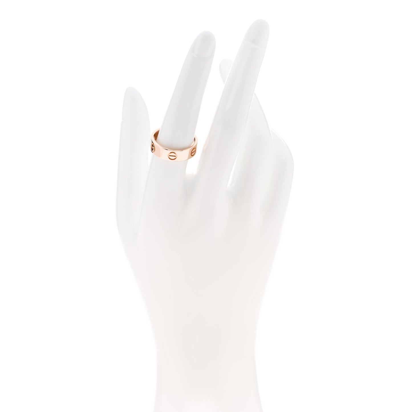 18K Pink Gold 5.5mm LOVE Ring 56 7.75