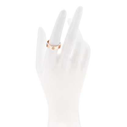 Cartier 18K Pink Gold 5.5mm LOVE Ring 56 7.75 2 of 4