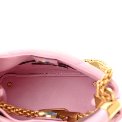 Valentino Garavani Nappa Mini Roman Stud The Handle Bag Pink Borealis 5 of 9