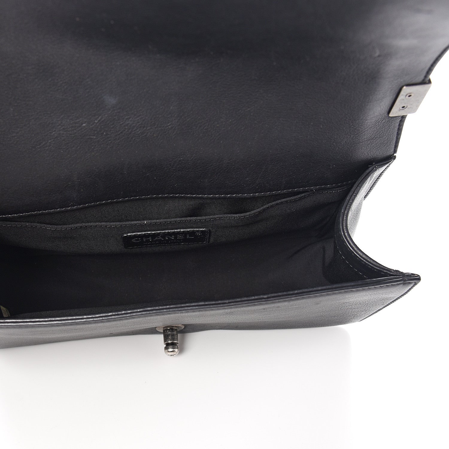 Chanel Calfskin Quilted Medium Boy Flap Black 4 of 12
