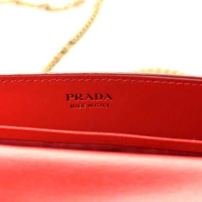 Prada Vitello Move Triangle Logo Mini Crossbody Bag Lacca 6 of 9