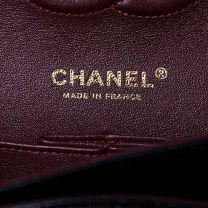 Chanel Lambskin Quilted Medium Double Flap Black 6 of 16