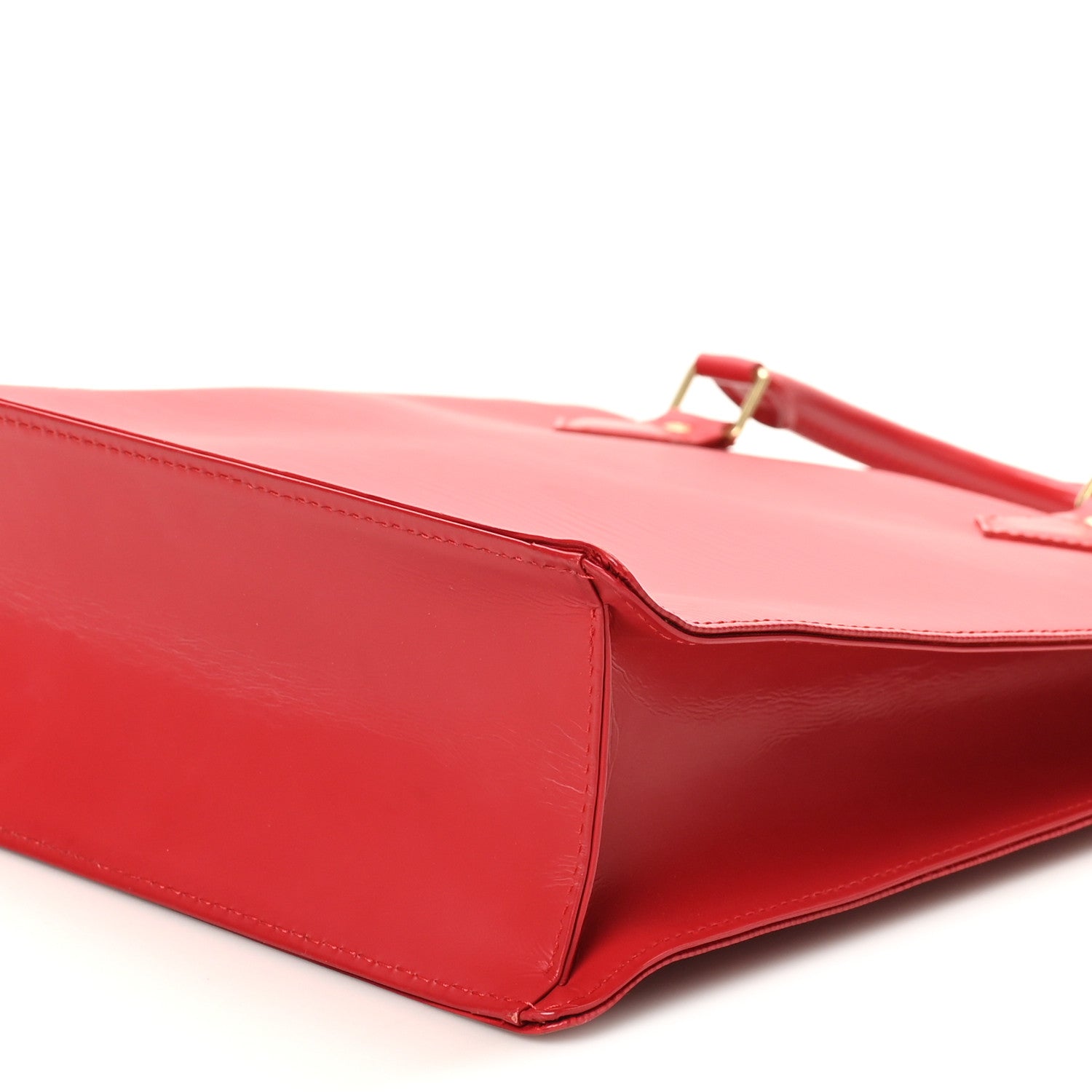 Louis Vuitton Epi Sac Plat PM Castillan Red 9 of 10