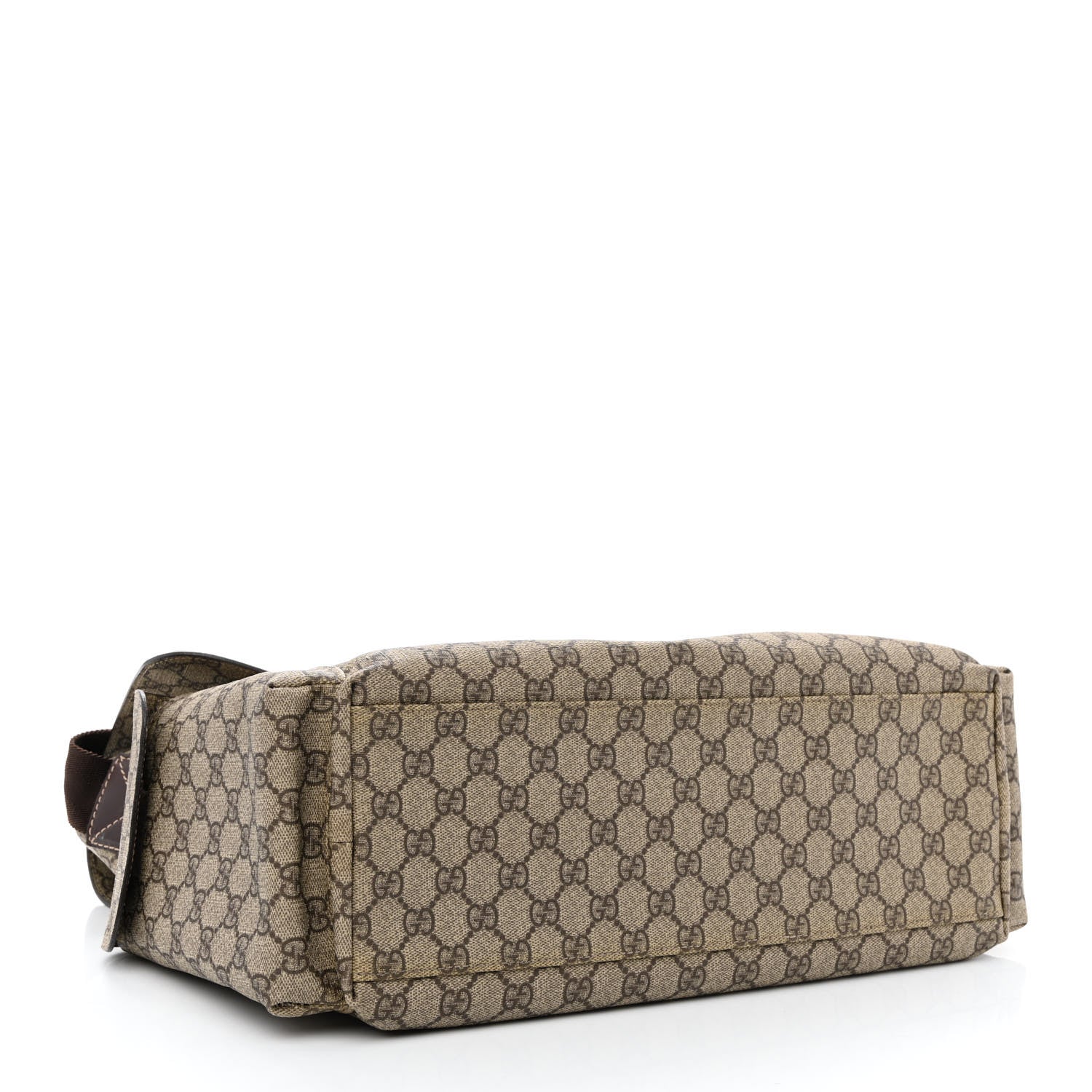 Gucci GG Plus Monogram Messenger Diaper Bag Dark Brown 4 of 12
