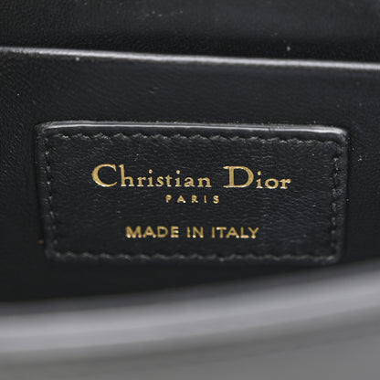 Christian Dior Crackled Lambskin 30 Montaigne Box Bag Black 6 of 13