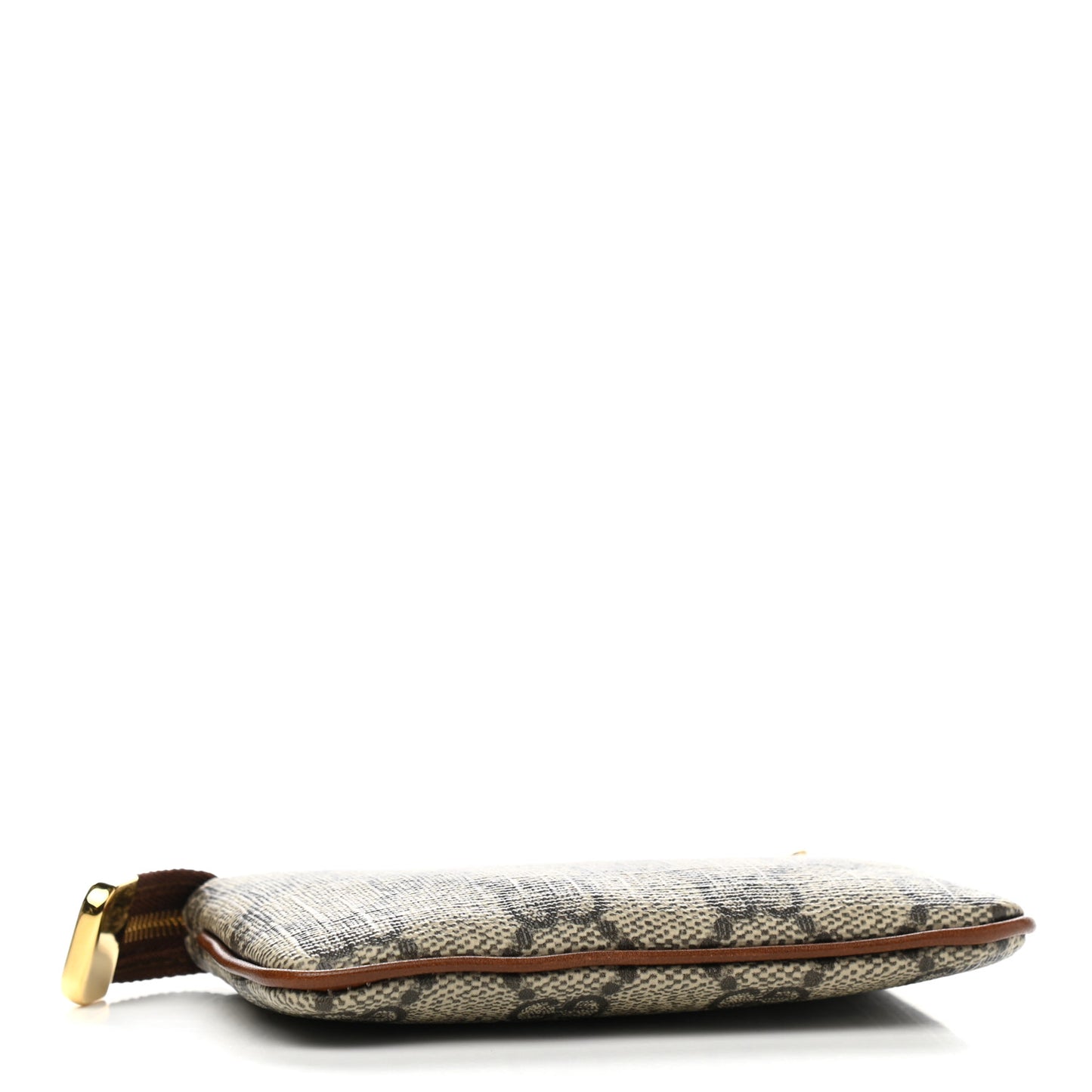 GG Supreme Monogram Key Case Brown