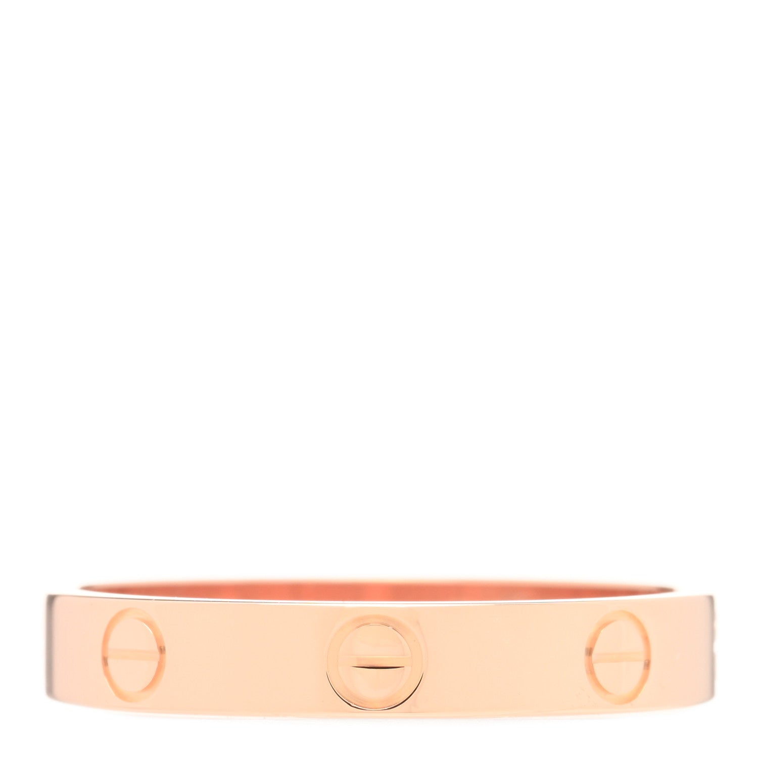Cartier 18K Pink Gold 3.5mm LOVE Wedding Band Ring 57 8 3 of 4