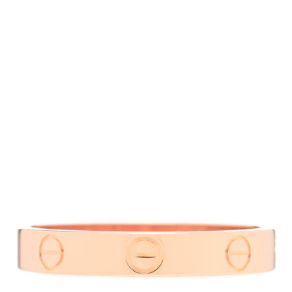 Cartier 18K Pink Gold 3.5mm LOVE Wedding Band Ring 57 8 3 of 4