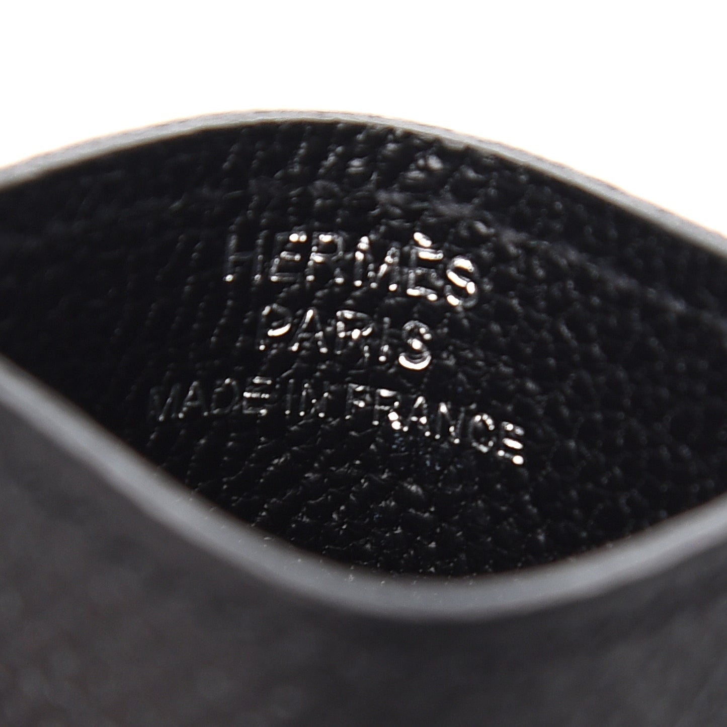 Epsom Diabolo Card Holder Case Black
