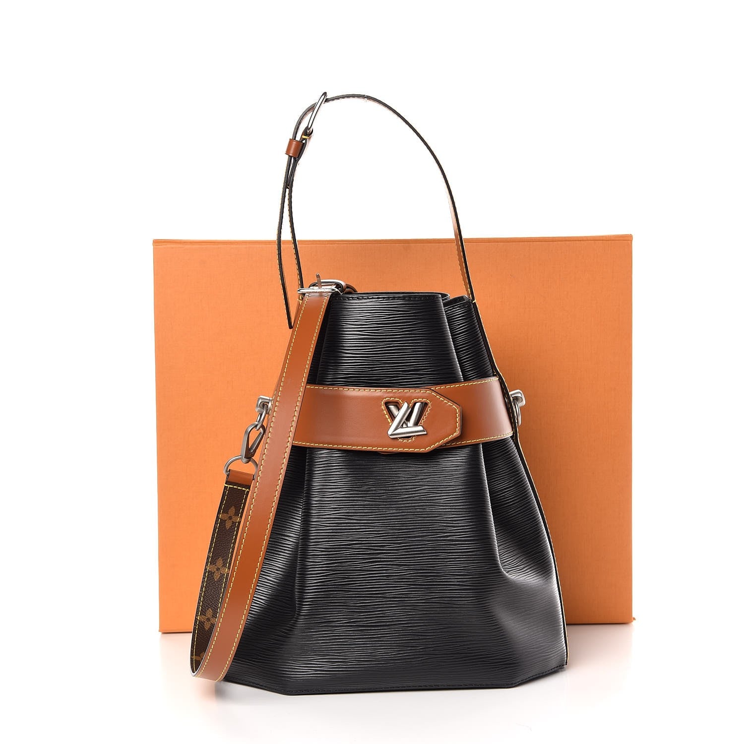 Louis Vuitton Epi Twist Bucket Black 8 of 9