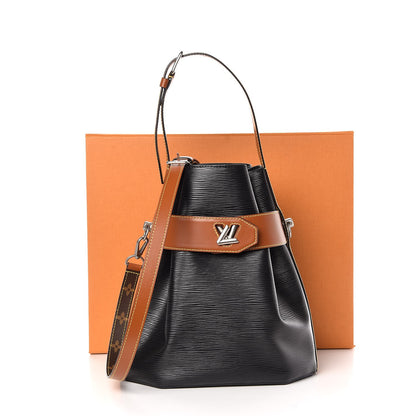 Louis Vuitton Epi Twist Bucket Black 8 of 9