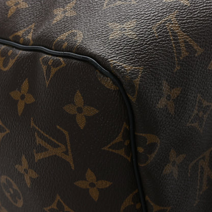 Louis Vuitton Monogram Macassar Keepall Bandouliere 55 10 of 11