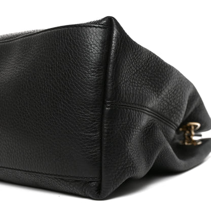 Gucci Pebbled Calfskin Medium Soho Chain Shoulder Bag Black 10 of 10