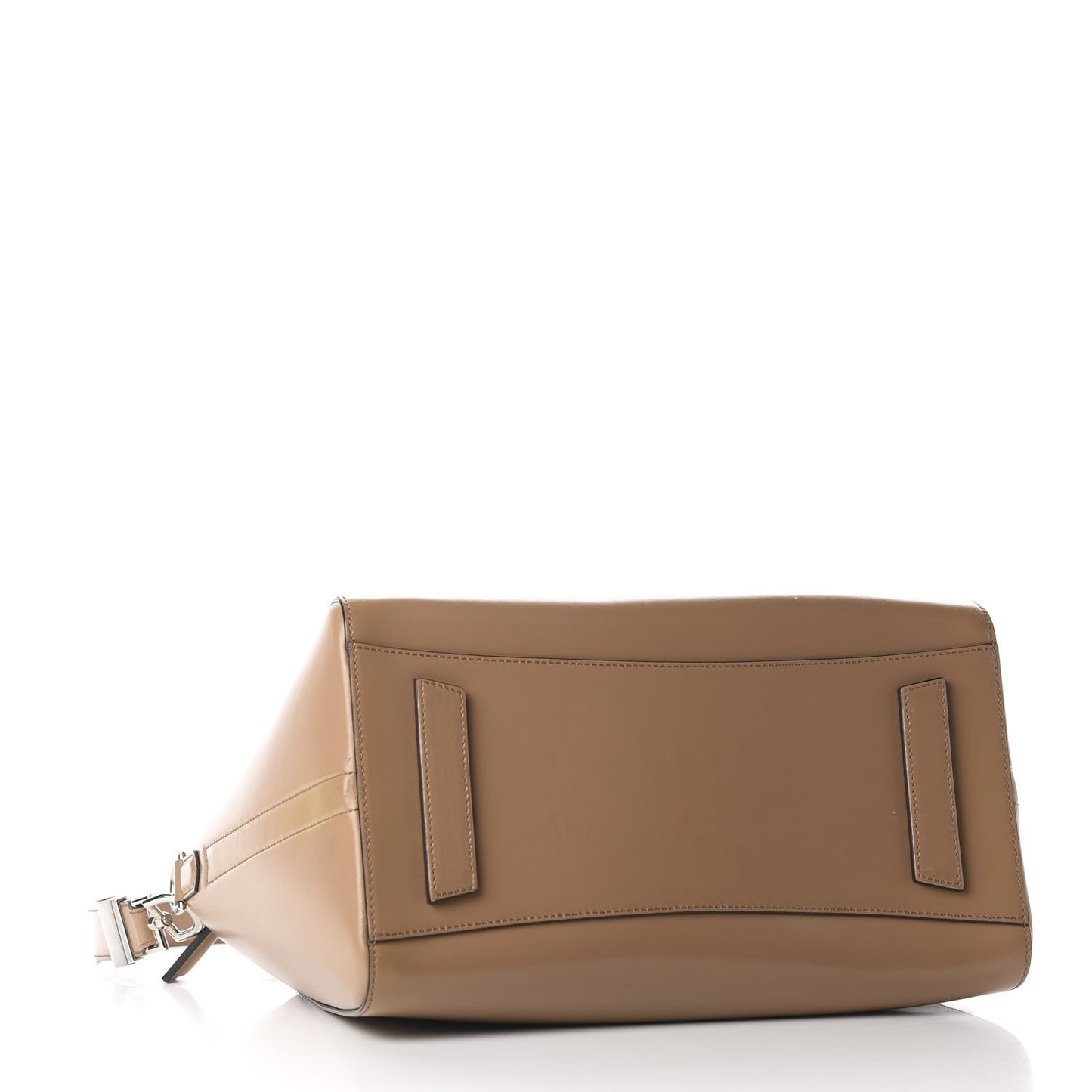 Shiny Lord Calfskin Medium Antigona Dark Beige