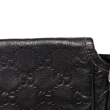 Gucci Guccissima Small Flap Messenger Bag Brown 15 of 21