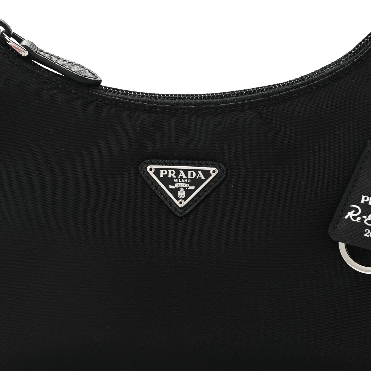Prada Tessuto Nylon Mini Re-Edition 2000 Bag Black 11 of 12