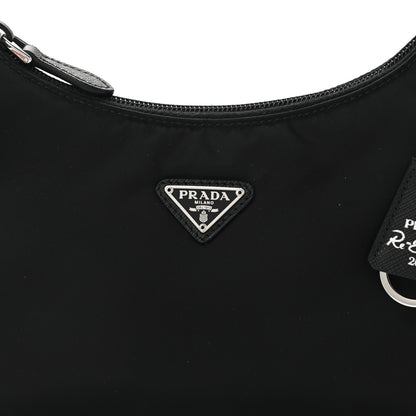 Prada Tessuto Nylon Mini Re-Edition 2000 Bag Black 11 of 12