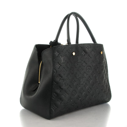 Louis Vuitton Empreinte Montaigne GM Black 3 of 9